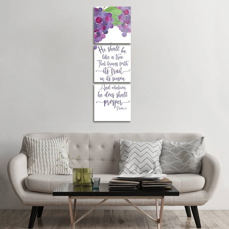 iCanvas "Fruit of the Spirit vertical IIILike a tree" by Tara Reed 3